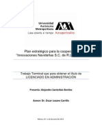 Plan Estratégico para La Cooperativa "Innovaciones Navideñas SC de RL de CV"