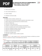 Planificação semana cultural