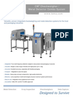 CW Checkweigher / Metal Detector Combo System