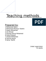 Teaching Methods: Prepared by