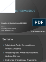 Artrite Reumatóide - Apresentação