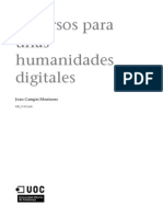 Recursos para unas humanidades digitales/ Joan Campás