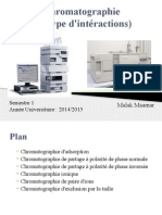 Chromatographie Par Types Dinteractions