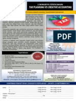 Jakarta, 25 September 2013, Tax Planning Vs Creative Accounting