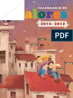 Calendario de Valores 2014 2015.PDF Fundacion Televisa