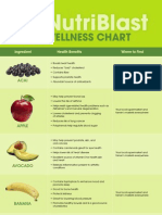 NutriBlast Wellness Chart