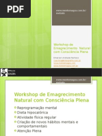 Workshop de Emagrecimento Natural Com Consciência Plena