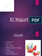 Proceso Del Yogurt