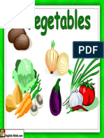 Flashcards Vegetables