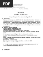 A Política de Maquiavel