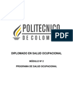 Programa de Salud Ocupacional