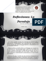 Reflexiones: La Paradoja