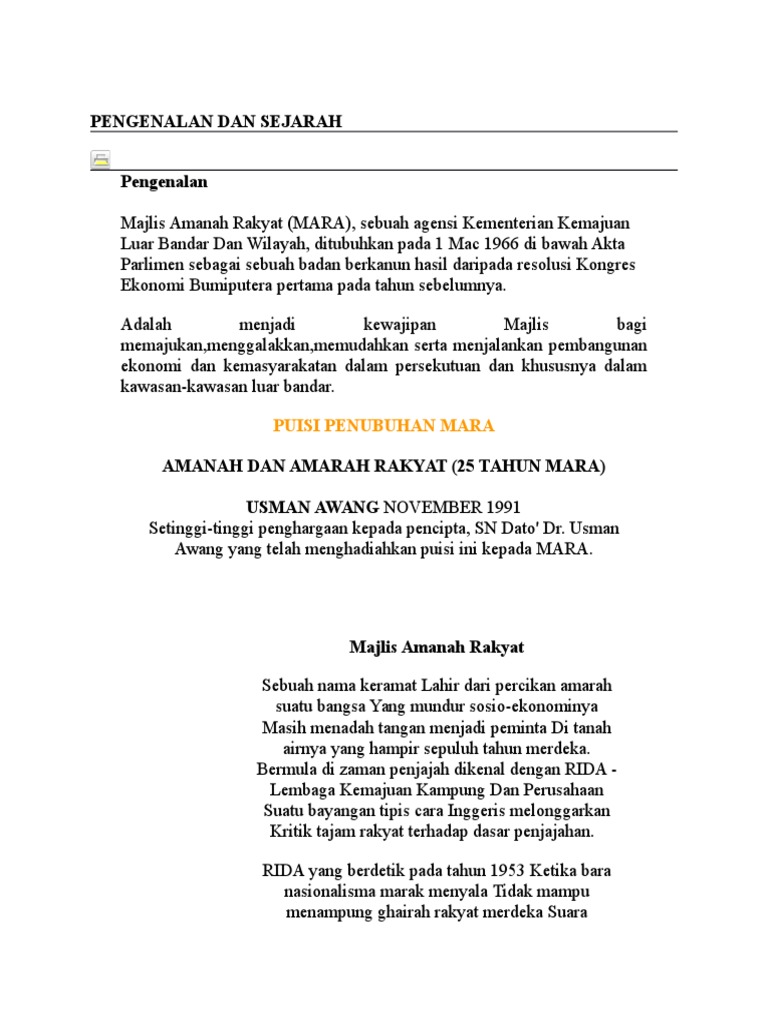 Mara Pdf