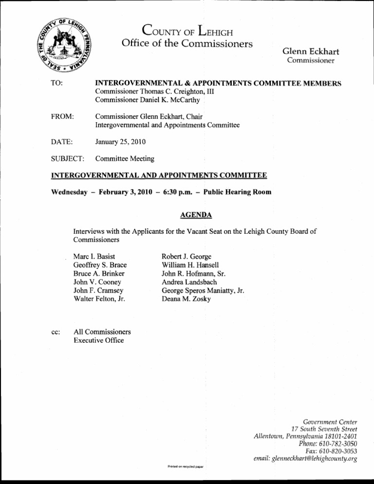 Interview Memo