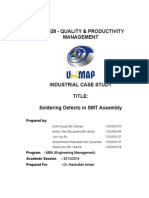 BFT 528 - QUALITY & PRODUCTIVITY MANAGEMENT INDUSTRIAL CASE STUDY