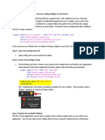Exercise Adding Widgets To Flex Viewer