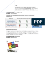 Aplicativos de Microsoft Office