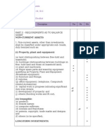 5th Schedule Disclosure Checklist for Year Ended June 30, 2013