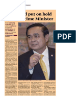 21st Round Put on Hold by Thai Prime Minister_Upstream