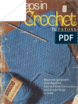First Steps In Crochet Pdf Crochet Knitting