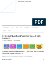 IMO 2010 Question Paper for Class 2 with Answers.pdf