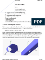 Yield Surface Theories