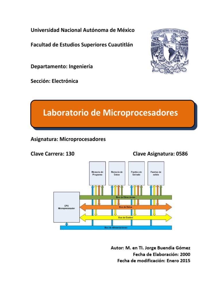 Practicas Microprocesadores 2015 2 Pdf