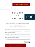 Estudio de Valores