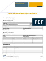 SAP SD-E1 Sales Template