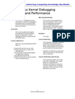 Linux Kernel Debugging and Performance Tuning