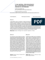 Acidentes Com Material Perfurocortante: Conhecendo Os Sentimentos e As Emoções Dos Profissionais de Enfermagem