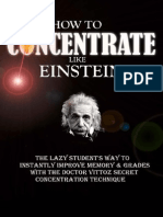 How To Concentrate Like Einstein