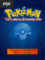 Pokémon Tabletop Adventures Players Handbook | PDF | Pokémon | Leisure