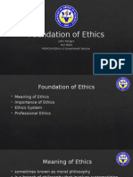 Foundation of Ethics Part 1