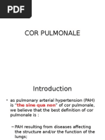 COR PULMONALE - Mahasiswa