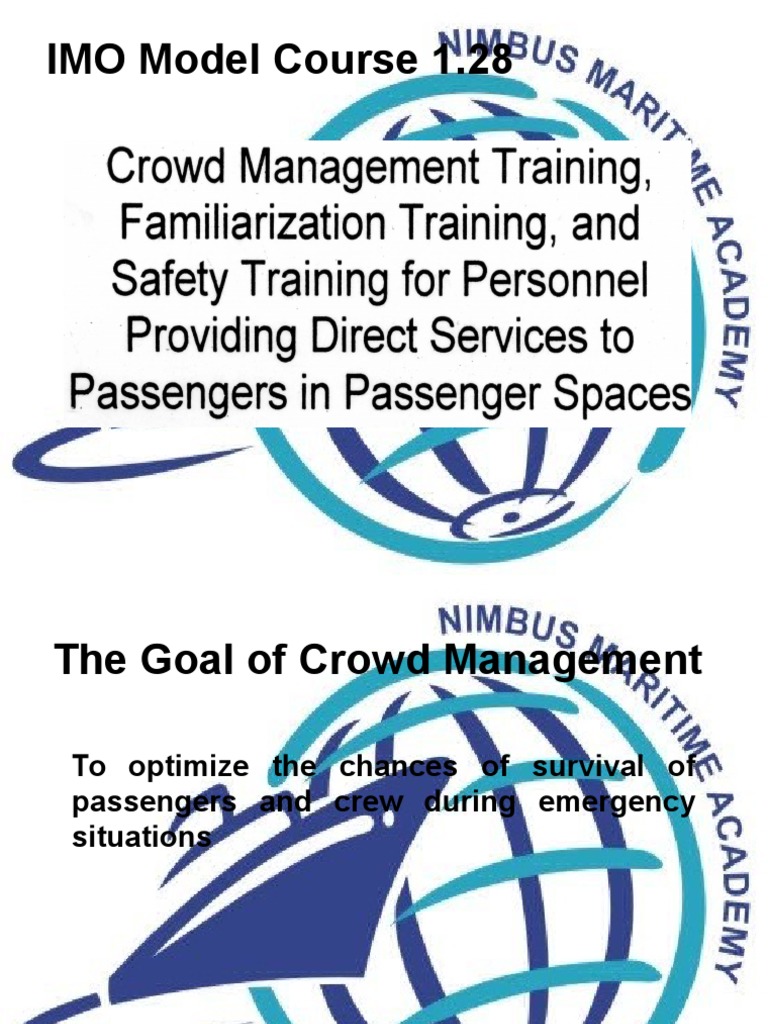 Crowd Management Training for Seafarers | PDF | Water Transport | Shipping