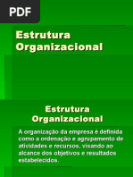 Estrutura Organizacional PPT