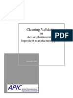 Cleaning Validation APIC