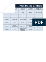 Planilha de Controle de Acidentes