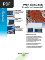 Datasheet BPA241 Counting Scale for Mettler Toledo