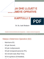 Ligjerata 2 Ndarja e Sistemeve Operative