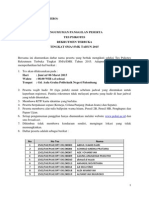 Format Pengumuman Tes PSIKOTES