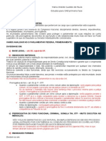 Estatuto dos congressistas e prerrogativas de parlamentares