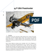 Early Metal Monoplane Fighter P-26A Peashooter