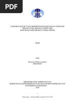 Download Faktor yang Mempengaruhi Turnover Perawat Pelaksana di RS Bhakti Yuda Depokpdf by Qdhuy Cihuy SN258149327 doc pdf