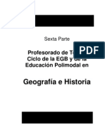 Profesorado Ciencias Sociales