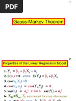 ECONF241 GaussMarkov Theorem