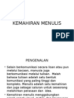 Kemahiran Menulis