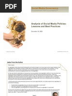Download Analysis of Social Media Policies Lessons and Best Practices by Asif Khan SN25815763 doc pdf