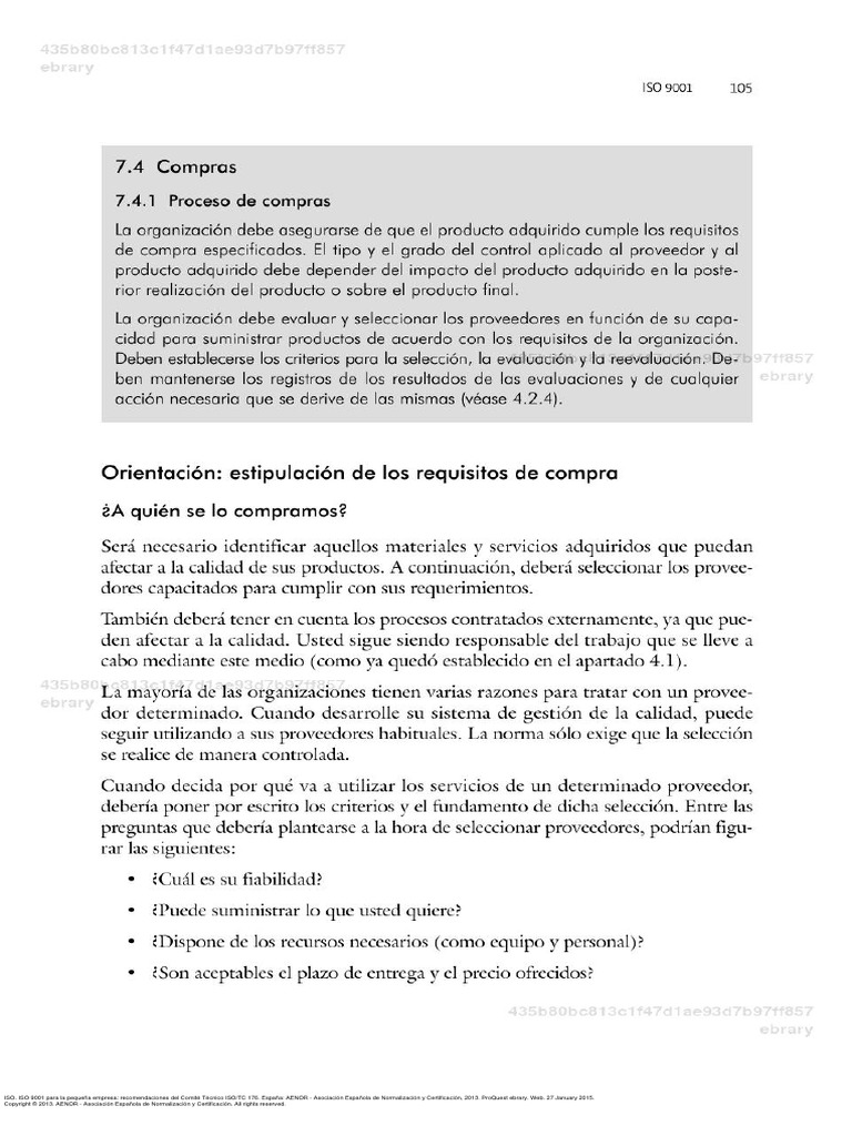 ISO 9001 para La Peque A Empresa | PDF | Finanzas y dinero